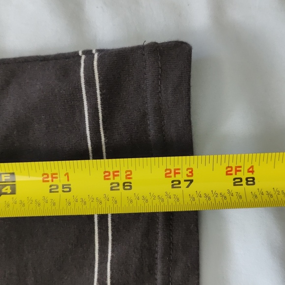 97. Rip Curl Plain Stripe Polo | Color: Washed Black - Picture 4 of 6